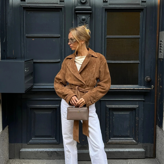 ALLURE - Giacca Scamosciata