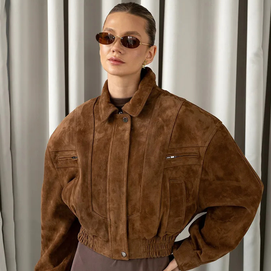 AMBRÉA – Giacca in Camoscio