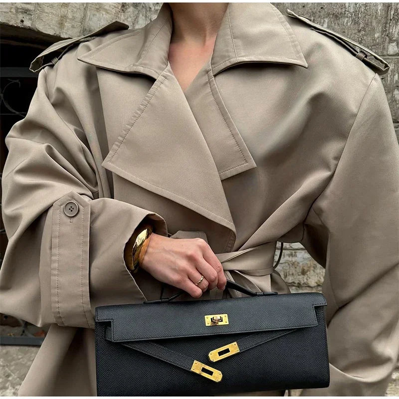 TERRA SABBIA – Trench Eleganza Naturale