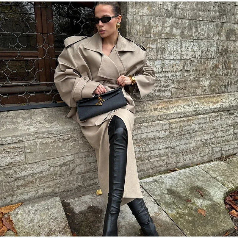 TERRA SABBIA – Trench Eleganza Naturale